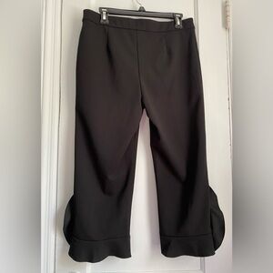 Alfani Dress Up Trousers with Bottom Ruffles and Elastic Waistband, Sz: 12 P